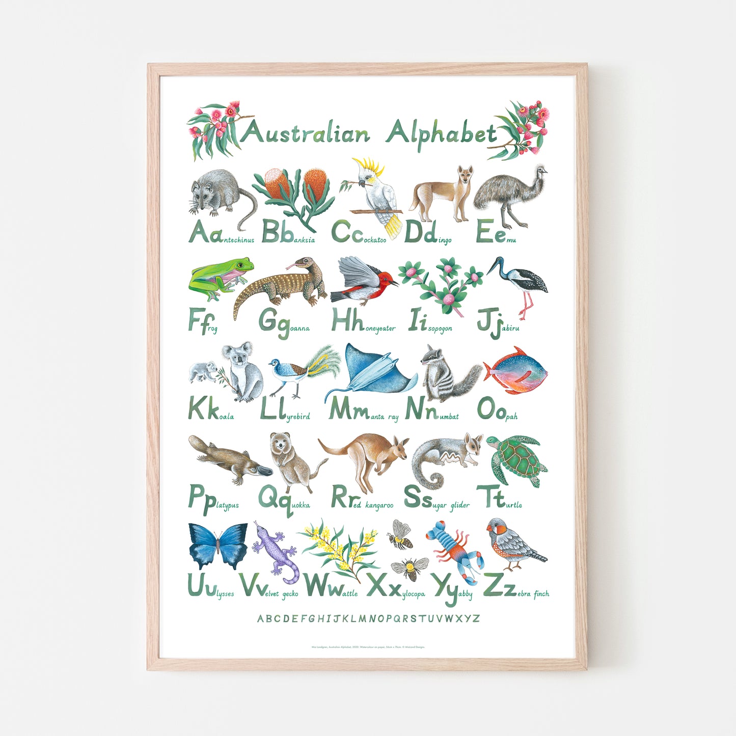 Australian Alphabet Print