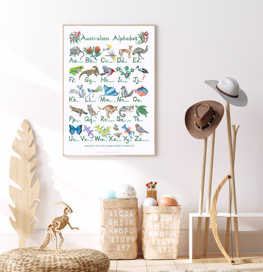 Australian Alphabet Print